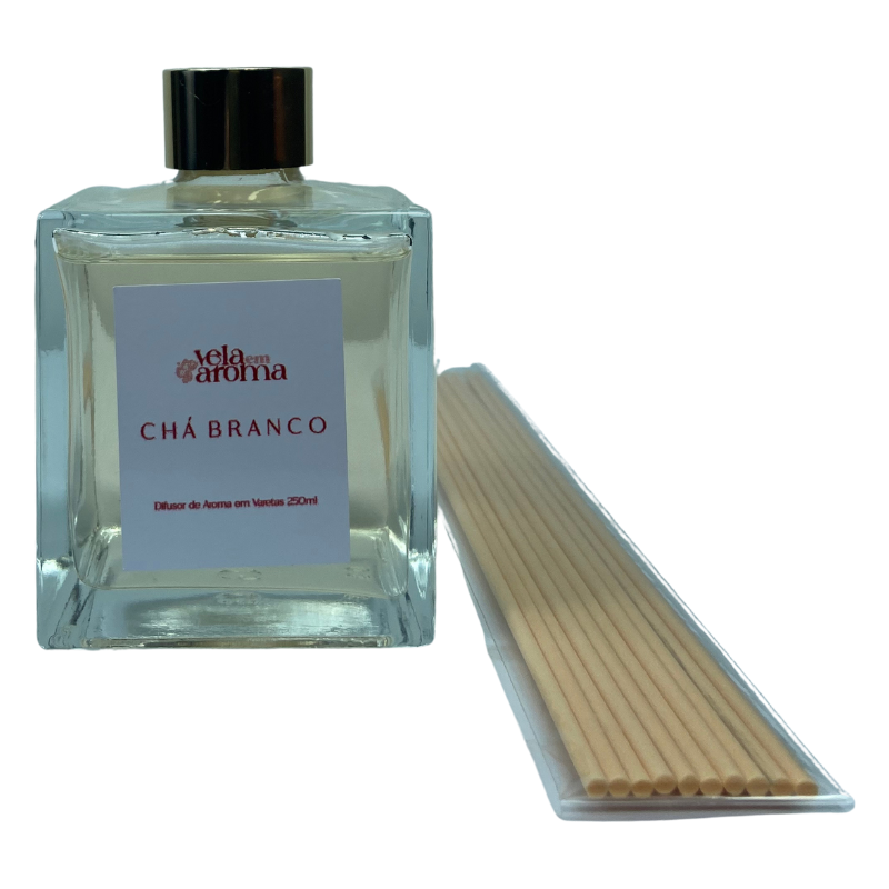 Aromatizador de ambiente em Varetas Chá Branco 250 ml