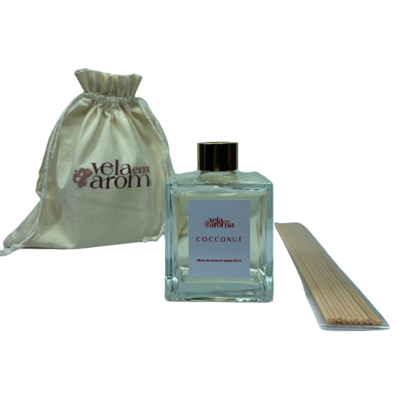 Aromatizador de ambiente em Varetas Cocconut 250 ml