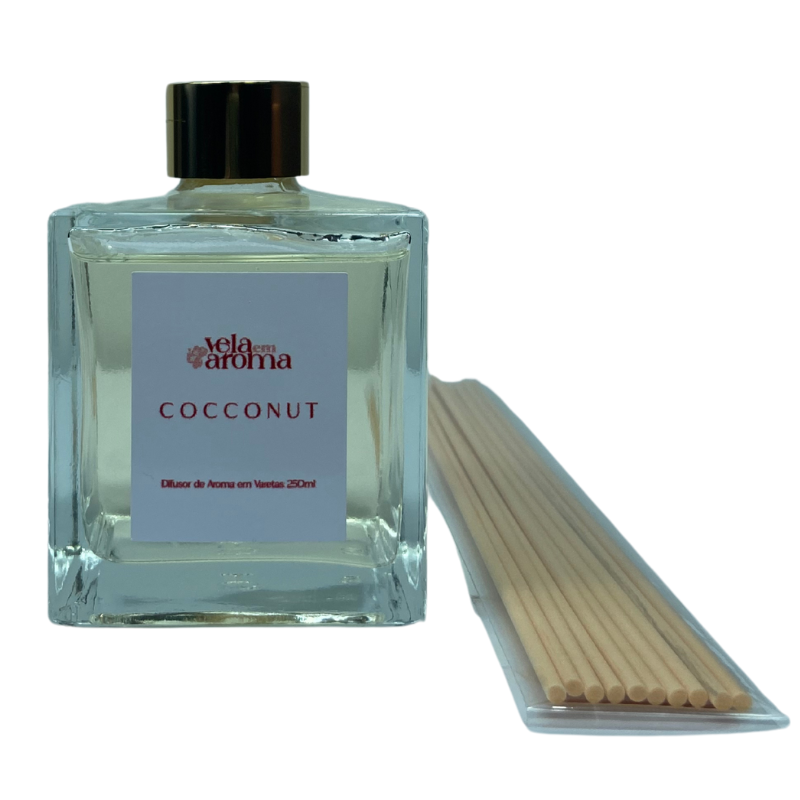 Aromatizador de ambiente em Varetas Cocconut 250 ml