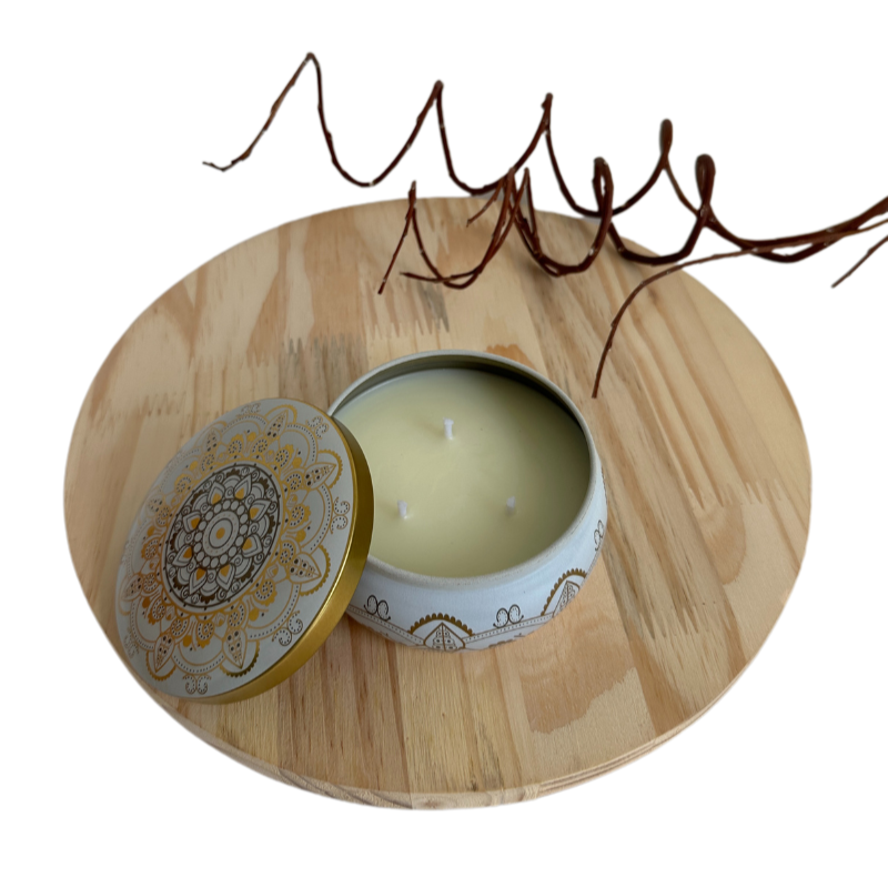 Vela Aromática Citrus e Bamboo em Lata 200 Gramas