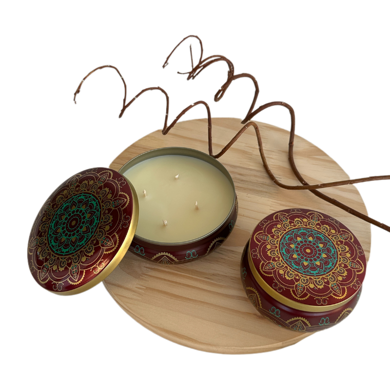 Vela Aromática Citrus e Bamboo em Lata 300 Gramas