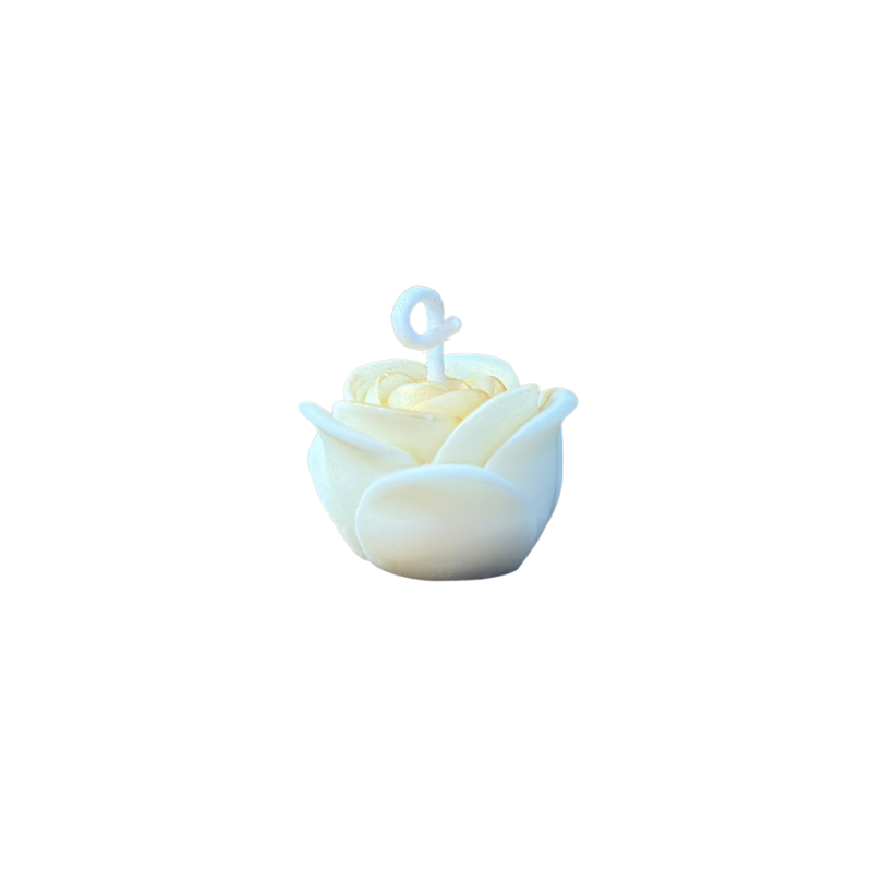 Vela Aromática Desmoldada Mini Rosa 20 Gramas