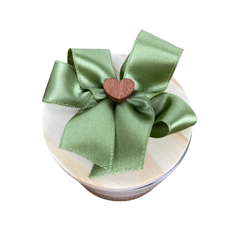 Vela Aromática de 80 Gramas em Copo com tampa de Madeira - Lembrancinhas Convite de Casamento