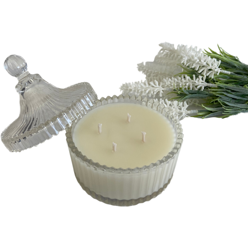 Vela Aromática Amber e Ginger Lily de 200 Gramas - Bombonier