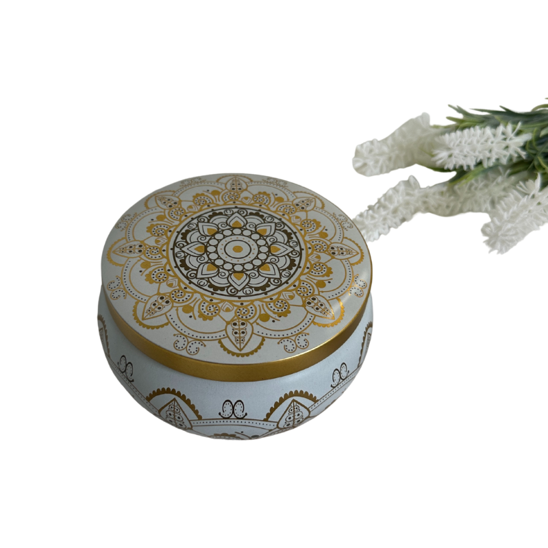 Vela Aromática Amber e Ginger Lily em Lata de 200 Gramas