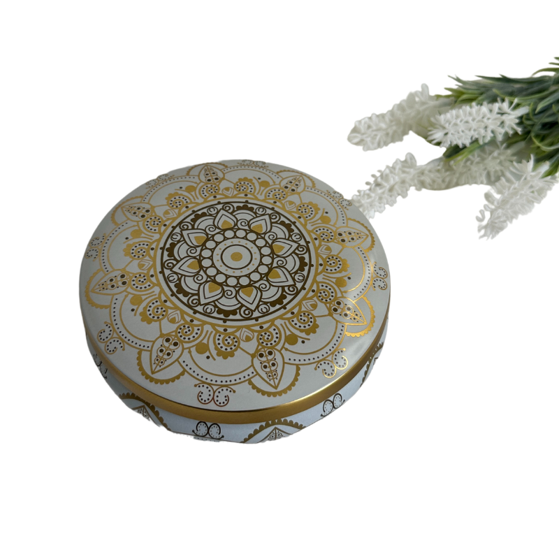 Vela Aromática Amber e Ginger Lily em Lata de 300 Gramas