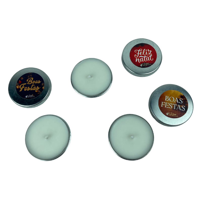 Vela Aromática Lata 20g - Personalizada