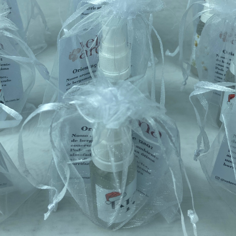 Aromatizador de ambiente em Spray 20ml - Lembrancinhas de Natal Personalizada