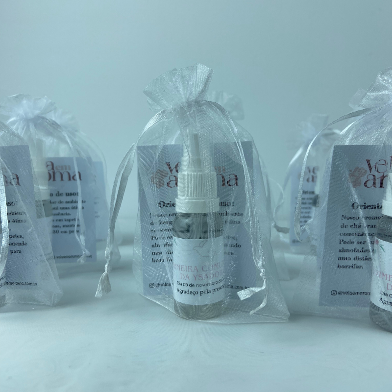 Aromatizador de ambiente em Spray 20ml - Lembrancinhas de Primeira Comunhão Personalizada