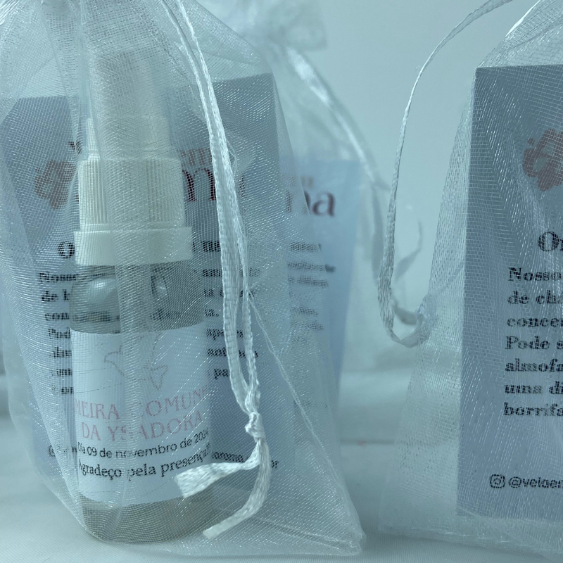 Aromatizador de ambiente em Spray 20ml - Lembrancinhas de Primeira Comunhão Personalizada