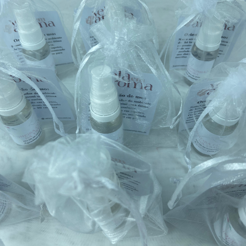 Aromatizador de ambiente em Spray 20ml - Lembrancinhas de Primeira Comunhão Personalizada