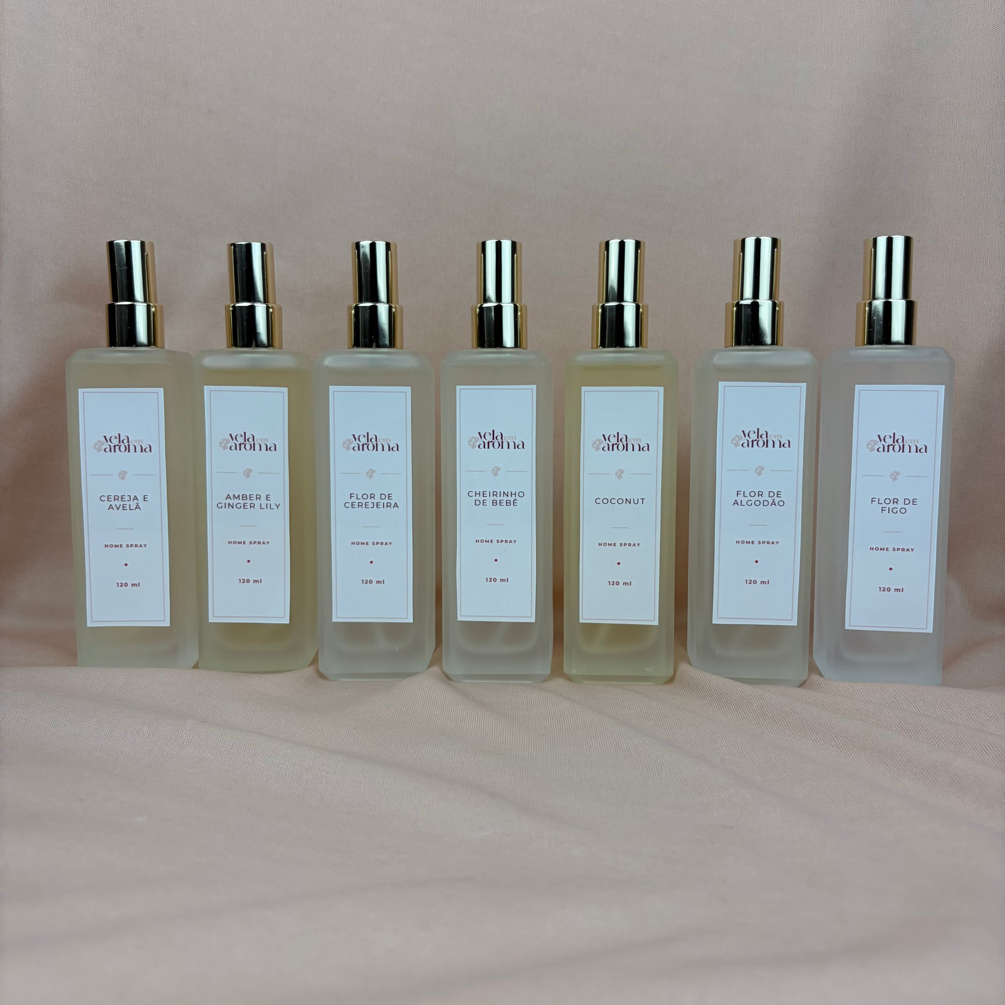 Aromatizador de Ambiente em Spray 120 ml – Vidro Fosco