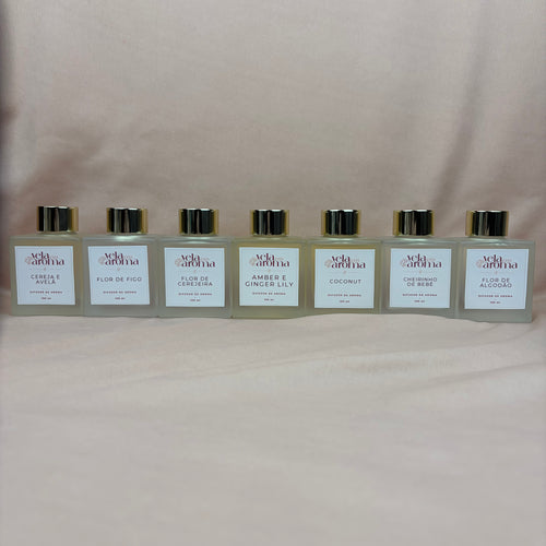 Aromatizador de Ambiente em Varetas 100 ml – Vidro Fosco