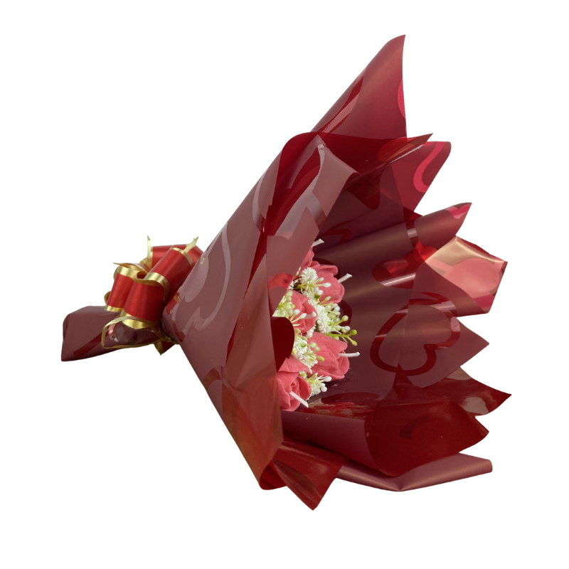 Buquê de Velas Aromáticas em Formato de Rosa 100 Gramas – Presente Decorativo Romântico