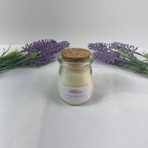 Vela Aromática Lavanda e Vanilla de 80 Gramas - Leiterinha