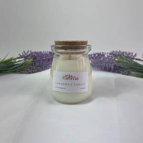 Vela Aromática Lavanda e Vanilla de 80 Gramas - Leiterinha