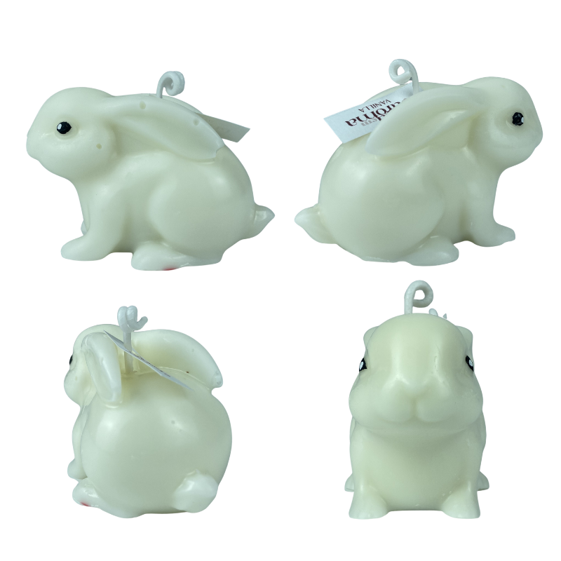 Vela Aromática Decorativa de Coelho – Presente Criativo e Temático