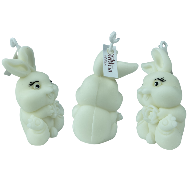 Vela Aromática Decorativa de Coelho – Presente Criativo e Temático