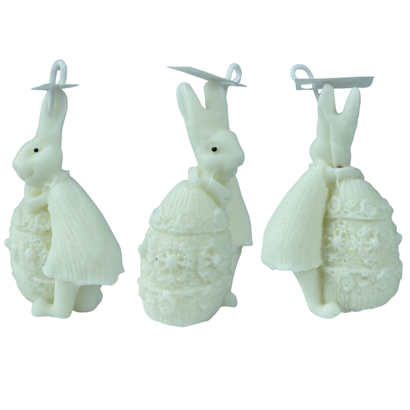 Vela Aromática Decorativa de Coelho – Presente Criativo e Temático