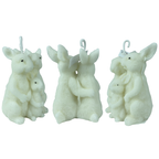 Vela Aromática Decorativa de Coelho – Presente Criativo e Temático