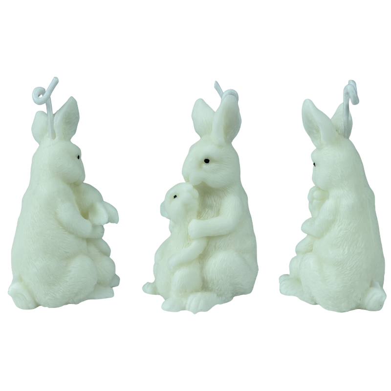 Vela Aromática Decorativa de Coelho – Presente Criativo e Temático