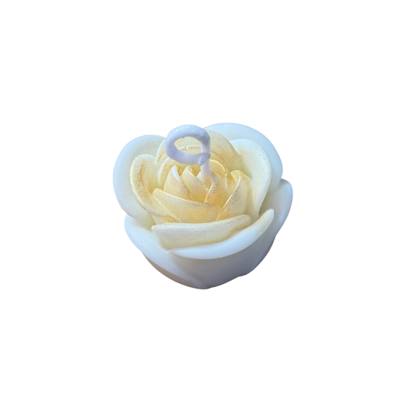 Vela Aromática Desmoldada Mini Rosa 20 Gramas