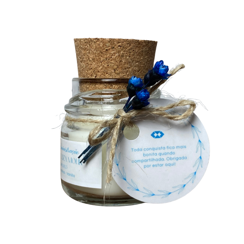 Vela Aromática de 30 Gramas Geléinha - Lembrancinhas de Formatura de Graduação