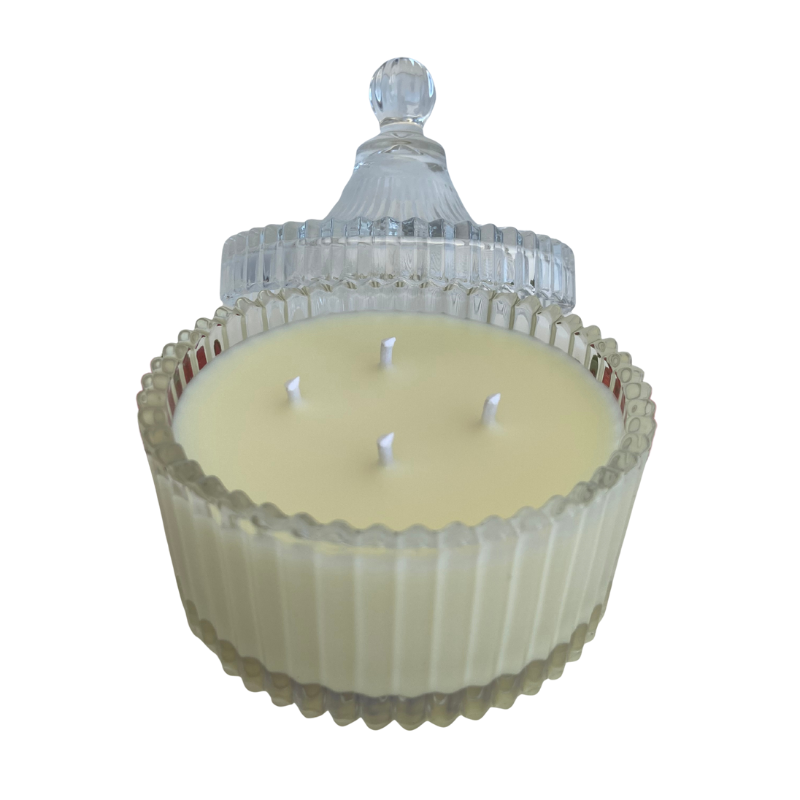 Vela Aromática em Bomboniere de Vidro – 200 Gramas