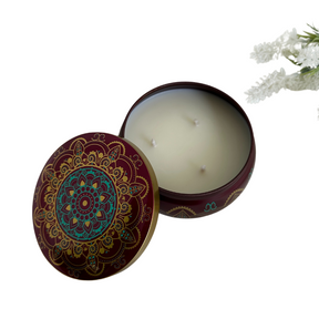 Vela Aromática Amber e Ginger Lily em Lata de 200 Gramas