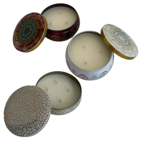Vela Aromática Amber e Ginger Lily em Lata de 200 Gramas