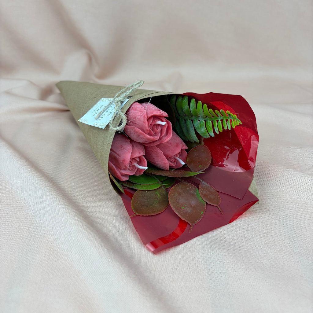 Vela Aromática Buquê de Rosas 60 Gramas