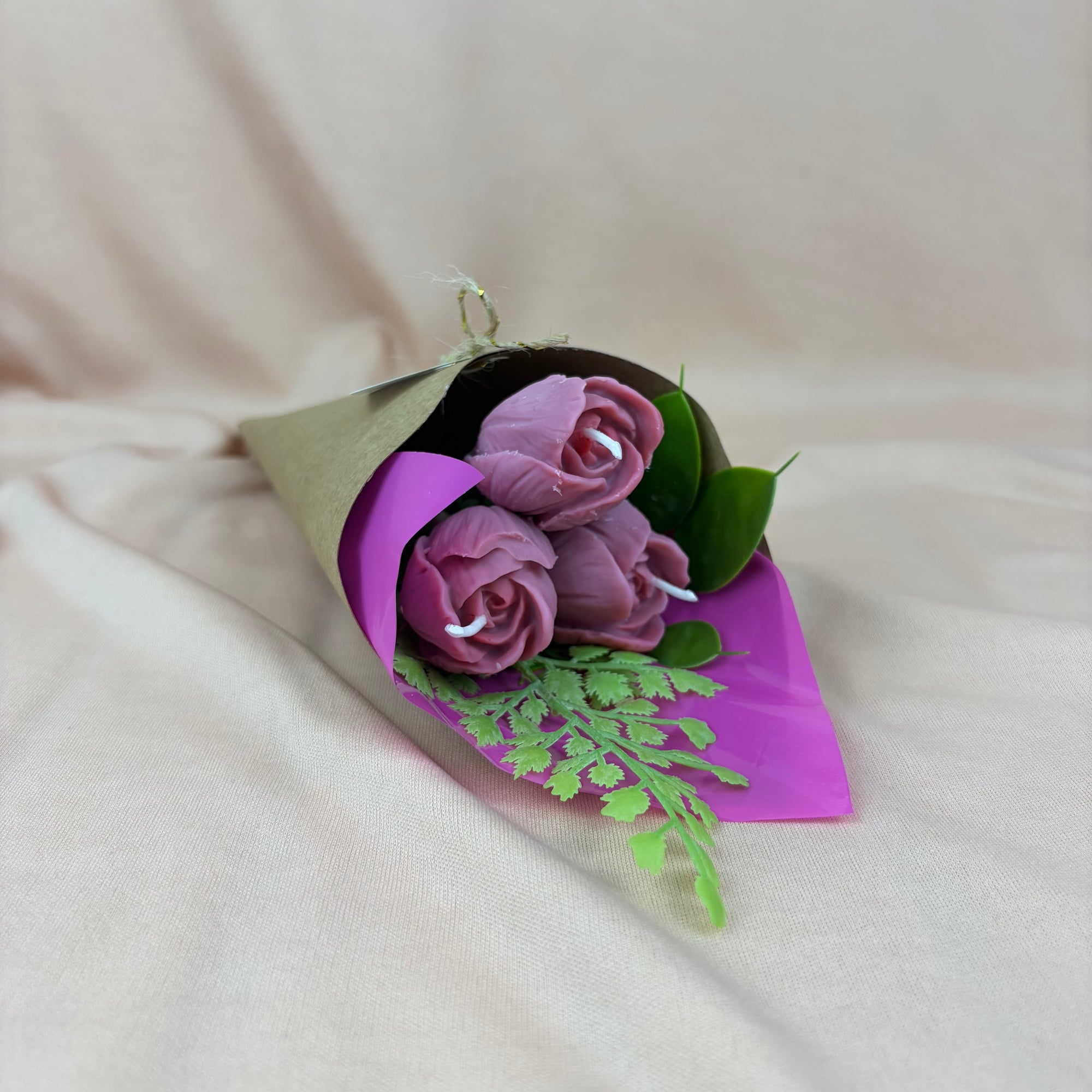 Vela Aromática Buquê de Rosas 60 Gramas