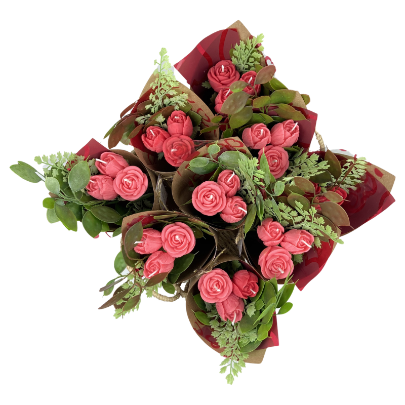 Vela Aromática Buquê de Rosas 60 Gramas