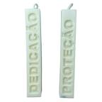 Vela Aromática Decorativa com Palavra 70 Gramas – Presente com Mensagem Especial