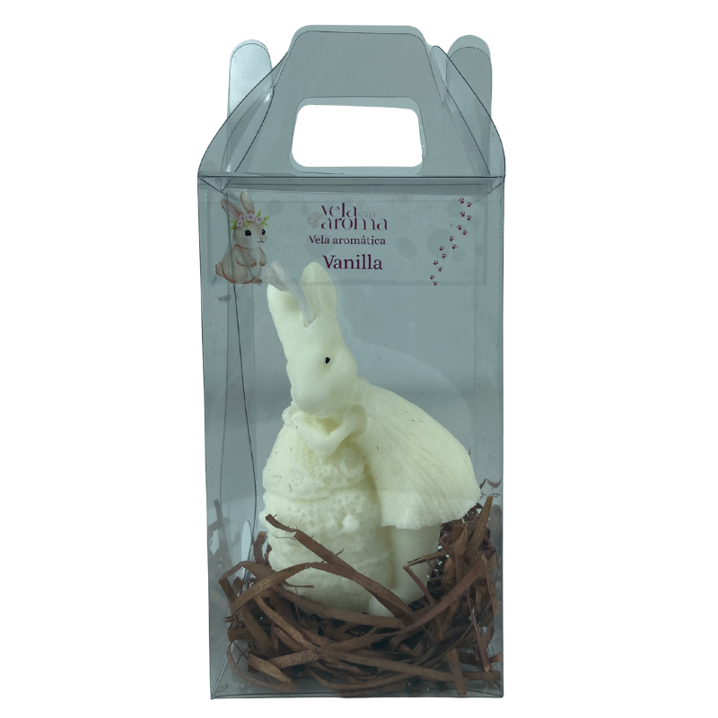 Vela Aromática Decorativa de Coelho – Presente Criativo e Temático