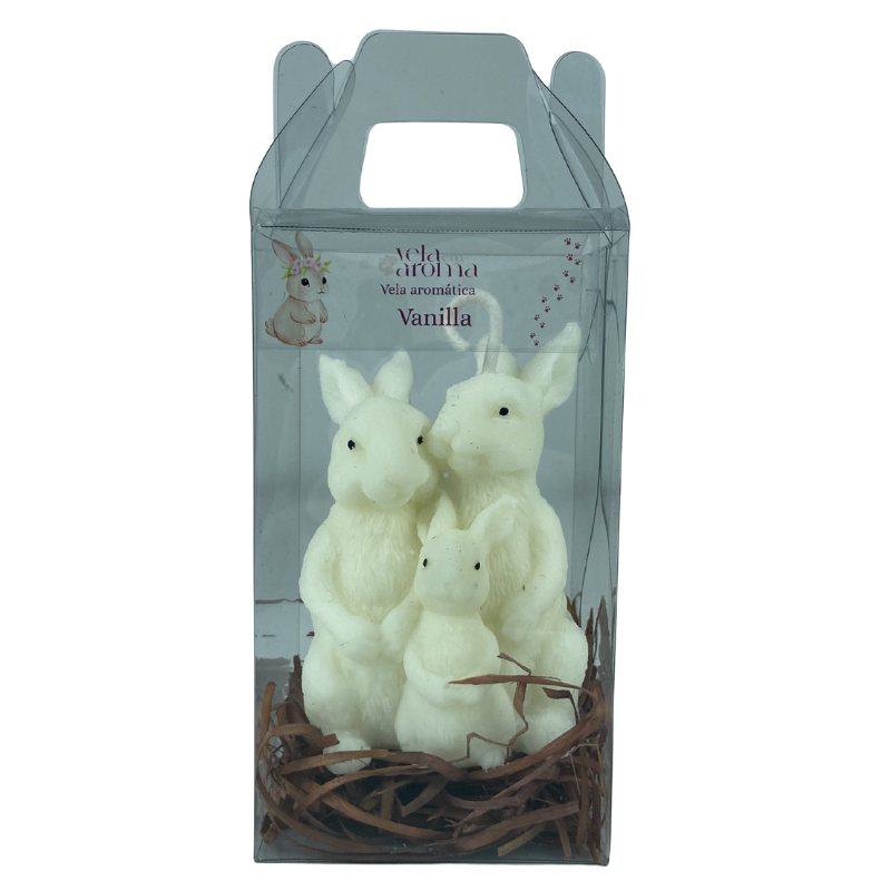 Vela Aromática Decorativa de Coelho – Presente Criativo e Temático