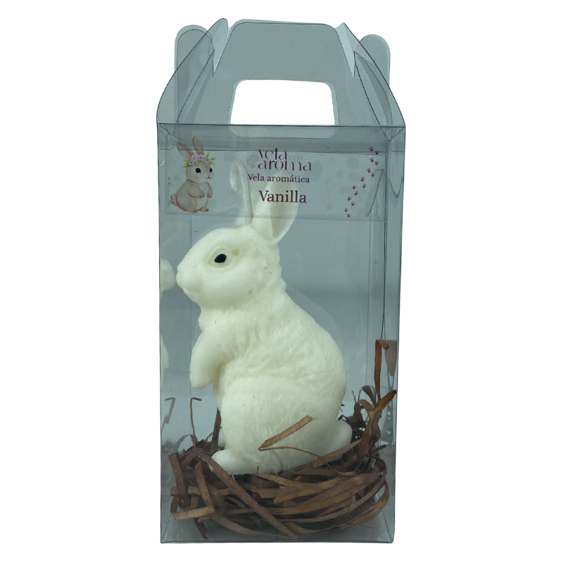 Vela Aromática Decorativa de Coelho – Presente Criativo e Temático