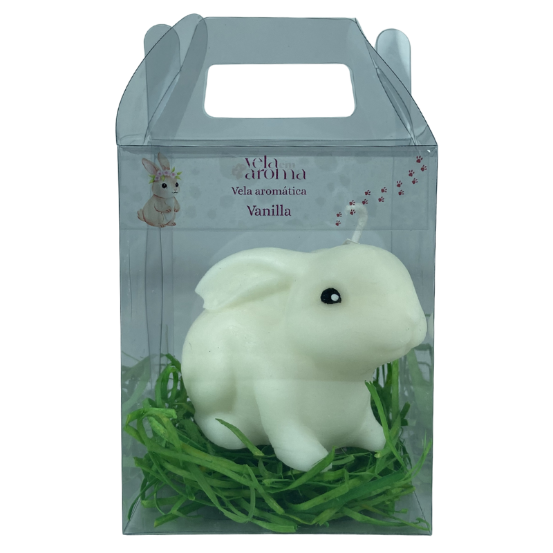 Vela Aromática Decorativa de Coelho – Presente Criativo e Temático