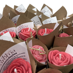 Vela Aromática Flor Mini Rosa 20 Gramas
