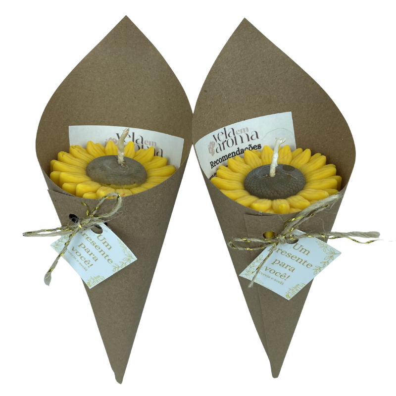 Vela Aromática Flor de Girassol 30 Gramas