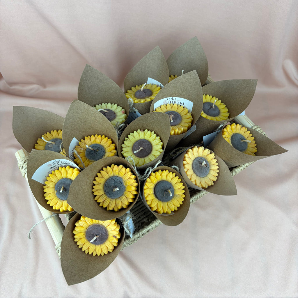 Vela Aromática Flor de Girassol 30 Gramas