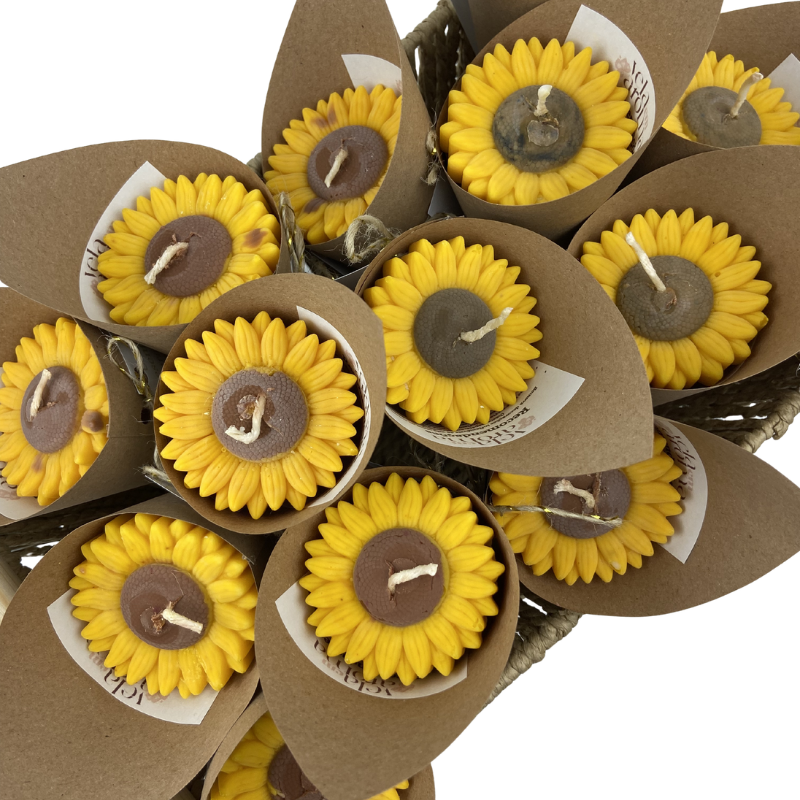 Vela Aromática Flor de Girassol 30 Gramas