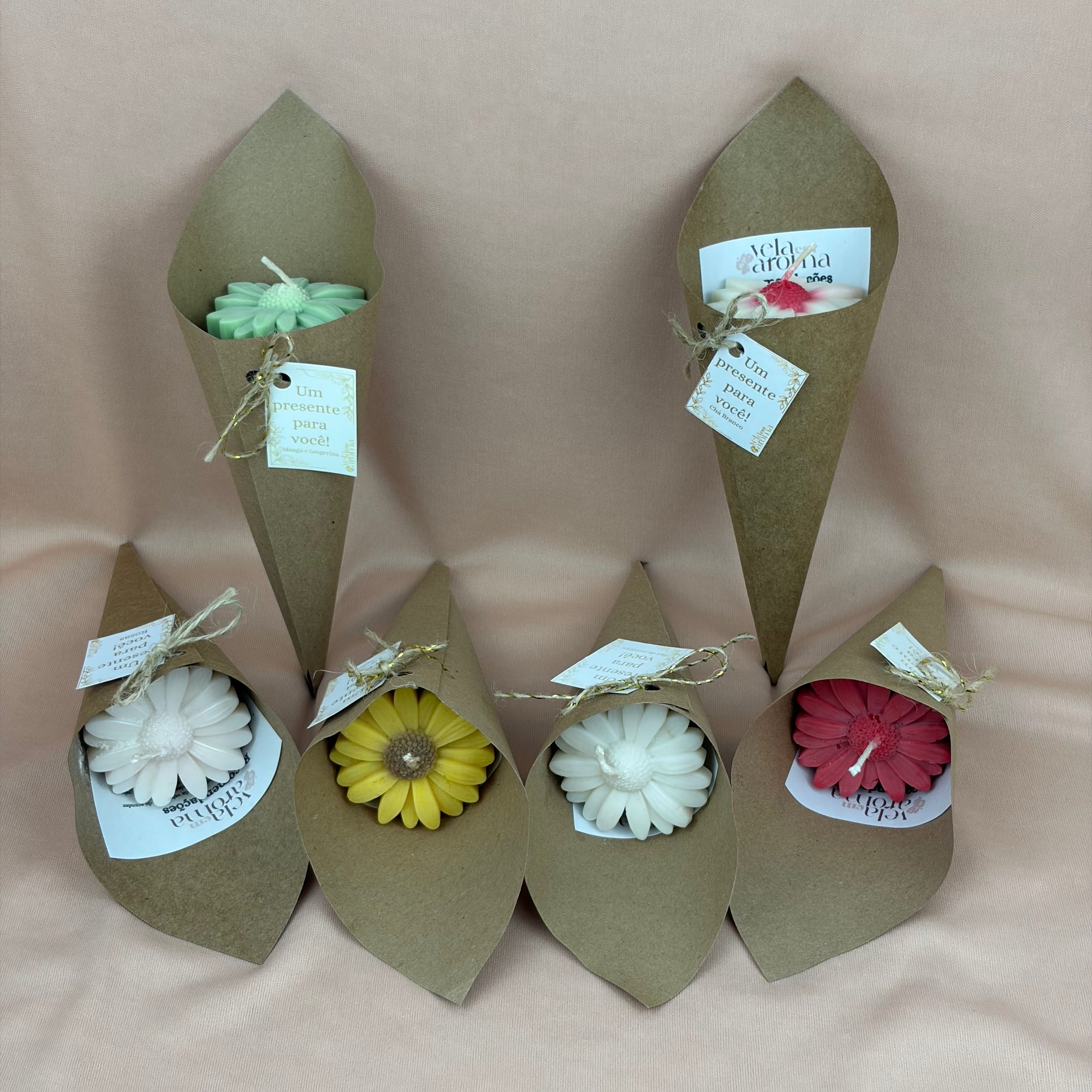 Vela Aromática Flor de Margarida 20 Gramas