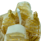 Vela Aromática Natalina em Copo com tampa de Madeira 80g