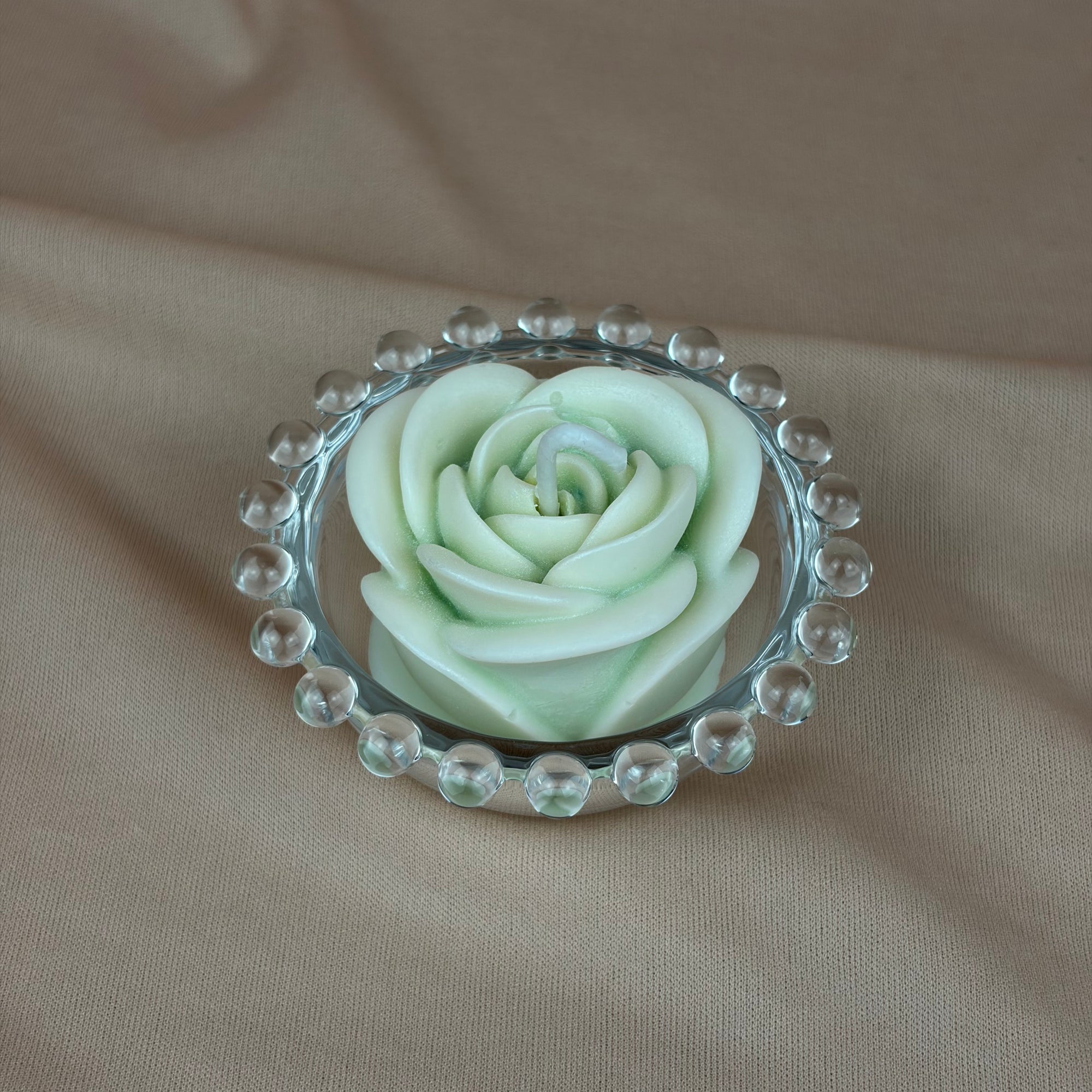 Vela Aromática Rosa 50 Gramas - Bombonier Bolinhas