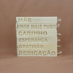 Vela Aromática com Palavra 70 Gramas