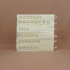 Vela Aromática com Palavra 70 Gramas