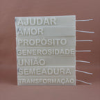 Vela Aromática com Palavra 70 Gramas