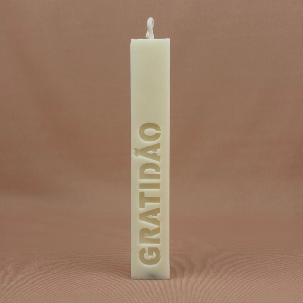 Vela Aromática com Palavra 70 Gramas
