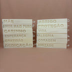 Vela Aromática com Palavra 70 Gramas